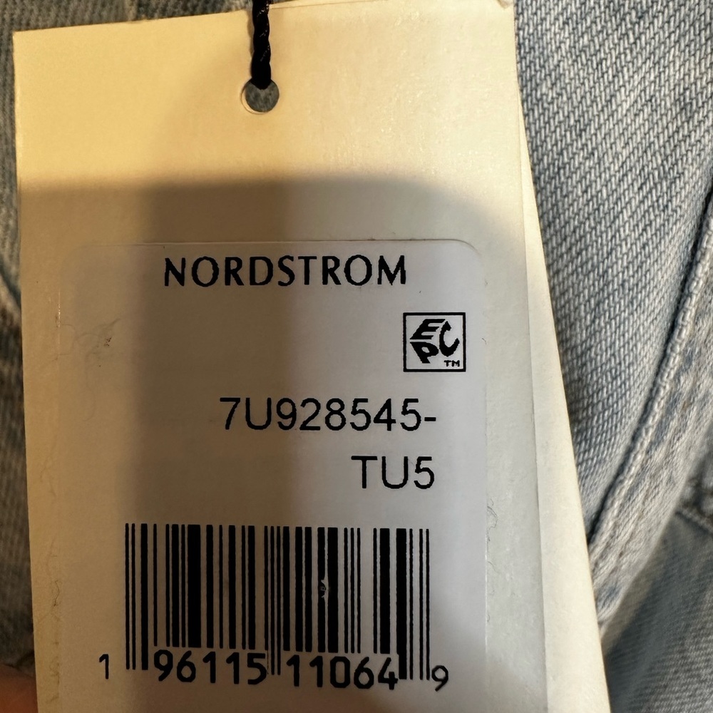 7 For All Mankind Light Blue Jean Jacket - Picture 3 of 6